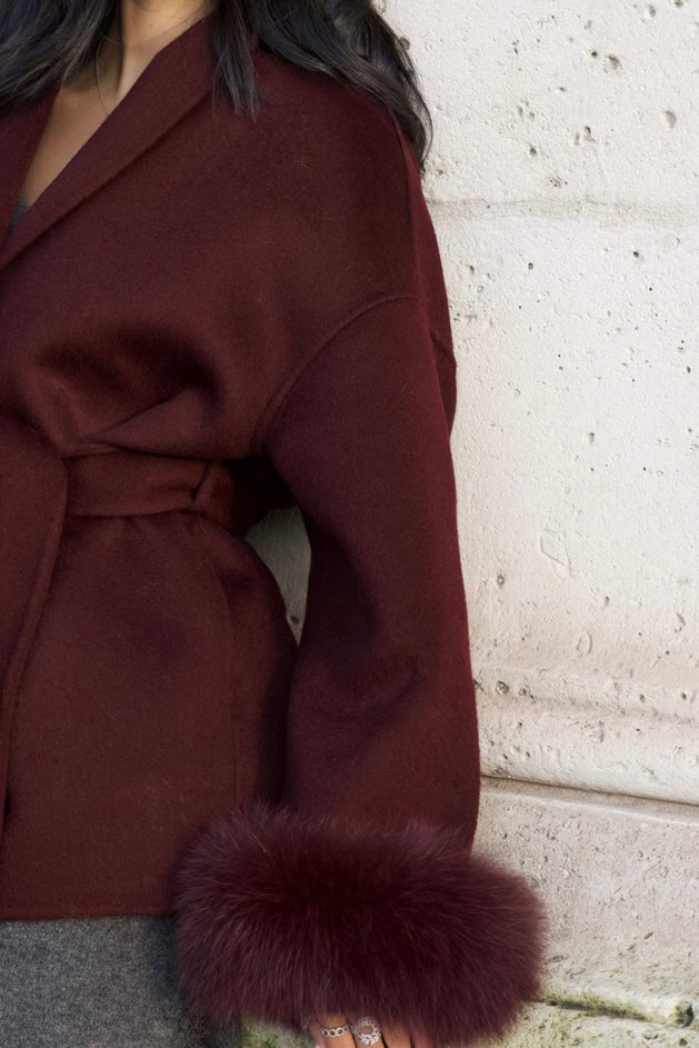 Eloise Coat - Wine