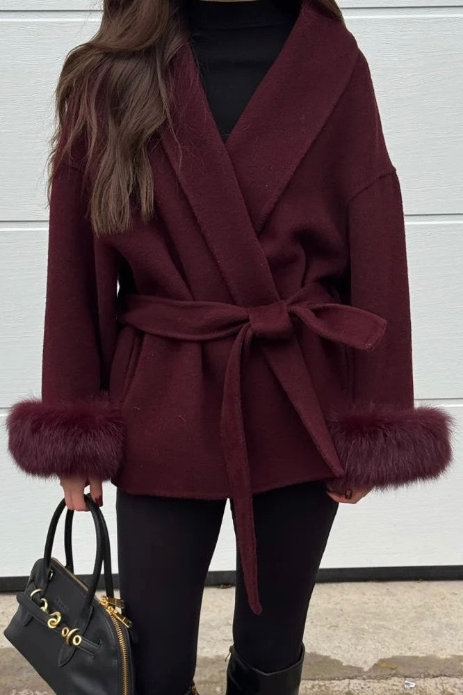 Eloise Coat - Wine