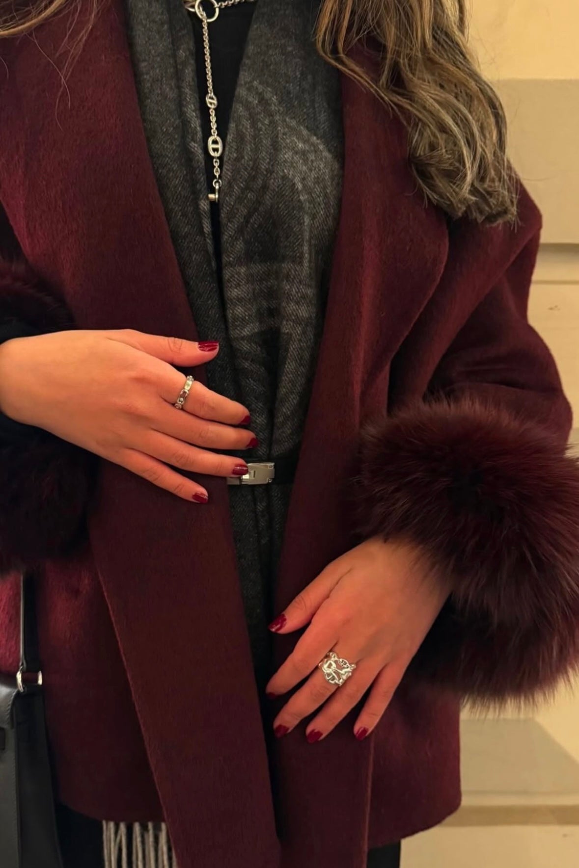 Eloise Coat - Wine