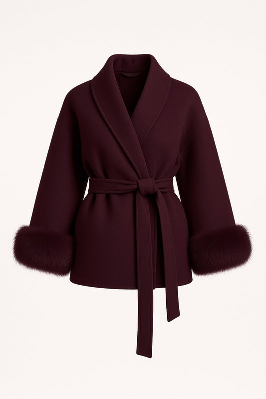 Eloise Coat - Wine